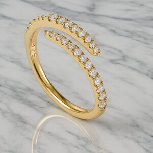 "Iridessa" 925 Wrap Around Ring